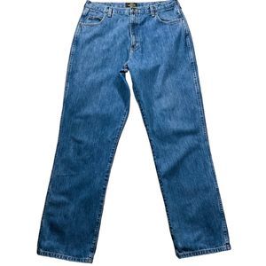 Redhead Mens Jeans sz Waist 38 x34” insm Medium Wash Straight 100% Cotton Denim